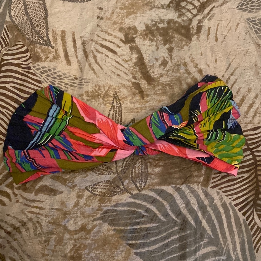 Aerie Tropical print stretchy headband